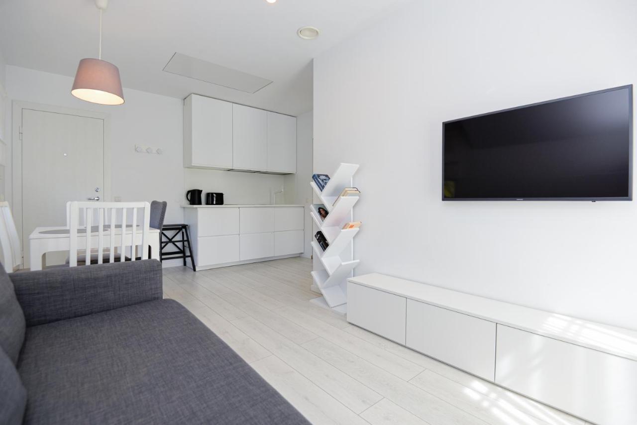 Apartment Amber White Nida Bagian luar foto