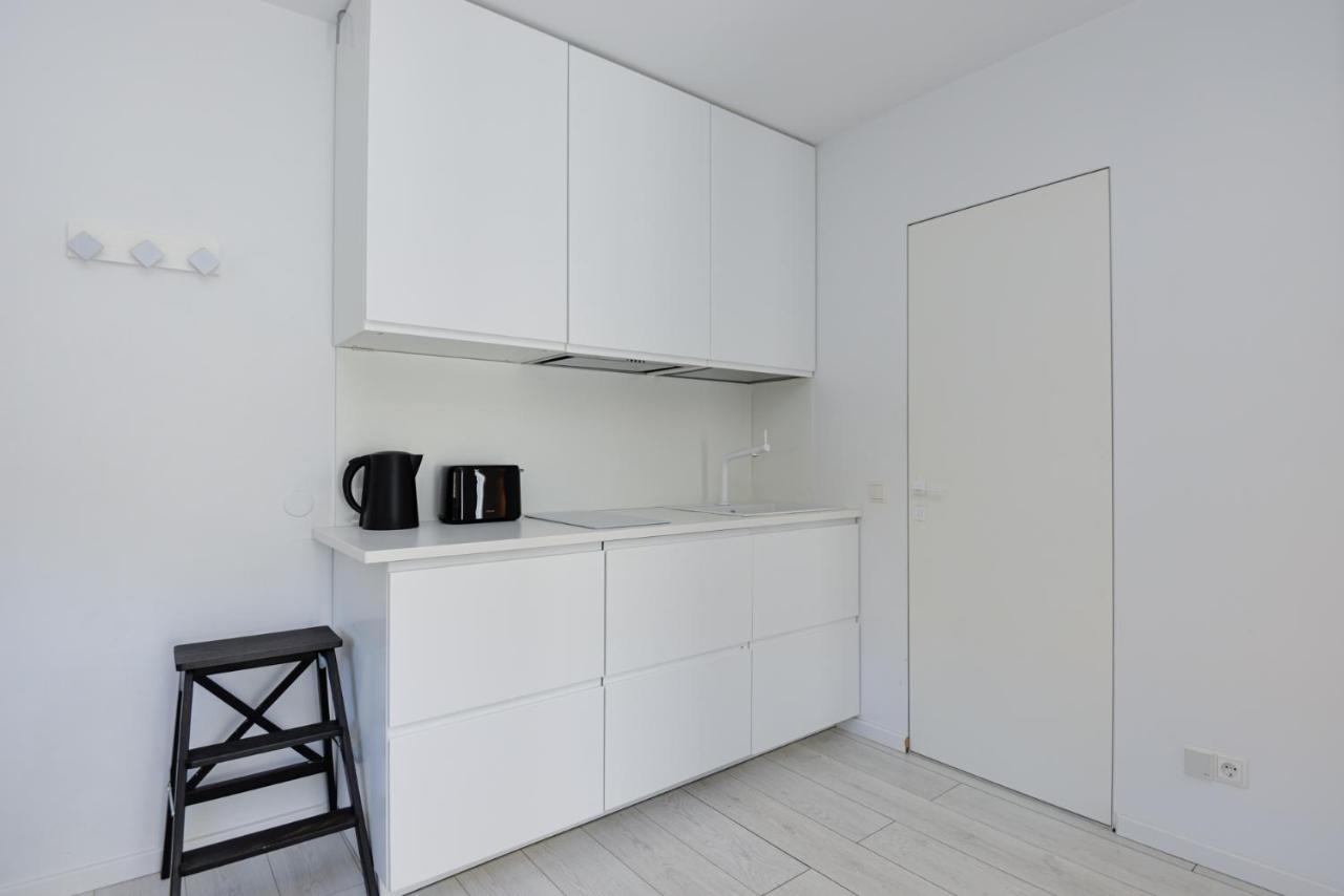 Apartment Amber White Nida Bagian luar foto